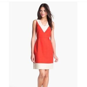 Kate Spade James Red Linen Dress Size 0